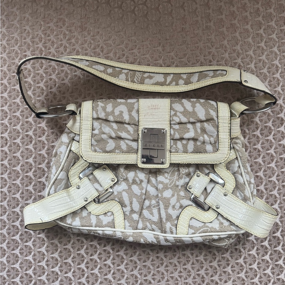 Vintage - Guess Leopard Print - Handbag -